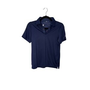 Juniors (girls) Boston Scott Golf Polo‎ Shirt Medium Blue Moisture Wicking UPF50